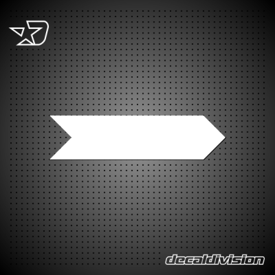 Arrow Sticker - Straight Tail